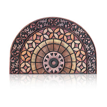 Load image into Gallery viewer, Wholesale Half Round Rubber Flocking Entrance Door Mat Semi-Circular 24 X 36 Inch Entry Way Doormat Front Door Rug Outdoor Heavy Duty Welcome Mat
