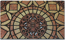 Load image into Gallery viewer, Wholesale Half Round Rubber Flocking Entrance Door Mat Semi-Circular 24 X 36 Inch Entry Way Doormat Front Door Rug Outdoor Heavy Duty Welcome Mat