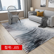 Load image into Gallery viewer, Abstract Ink Brush Area Rug J05 Distressed Medallion Floor Carpet for Living Room