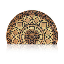 Load image into Gallery viewer, Wholesale Half Round Rubber Flocking Entrance Door Mat Semi-Circular 24 X 36 Inch Entry Way Doormat Front Door Rug Outdoor Heavy Duty Welcome Mat