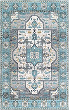 Load image into Gallery viewer, Vintage Area Rug M02 Distressed Medallion Rustic Traditional Floor Carpet Fade Persian Design