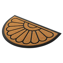Load image into Gallery viewer, Wholesale Rubber Door Mat, Half Round Outdoor Doormat, Heavy Duty Welcome Mats Rubber Doormats for Outdoor Entrance