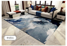 Load image into Gallery viewer, Abstract Ink Splash Area Rug Paint Brush Splatter Area Rug Style01 Faux Wool Accent Distressed Non-Slip Throw Rugs Floor Carpet