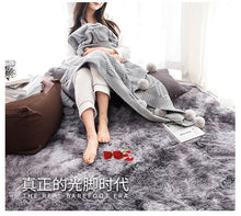Load image into Gallery viewer, Shaggy Faux Fur Area Rug Dark Grey Fluffy Shag Rug for Living Room Furry Carpet Throw Rug Fuzzy Plush Rug