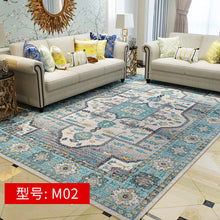 Load image into Gallery viewer, Vintage Area Rug M02 Distressed Medallion Rustic Traditional Floor Carpet Fade Persian Design
