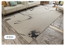 Load image into Gallery viewer, Abstract Ink Splash Area Rug Paint Brush Splatter Area Rug Style04 Faux Wool Accent Distressed Non-Slip Throw Rugs Floor Carpet