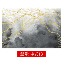 Load image into Gallery viewer, Abstract Ink Splash Area Rug Paint Brush Splatter Area Rug Style13 Faux Wool Accent Distressed Non-Slip Throw Rugs Floor Carpet