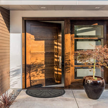 Load image into Gallery viewer, Wholesale Rubber Door Mat, Half Round Outdoor Doormat, Heavy Duty Welcome Mats Rubber Doormats for Outdoor Entrance