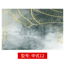 Load image into Gallery viewer, Abstract Ink Splash Area Rug Paint Brush Splatter Area Rug Style12 Faux Wool Accent Distressed Non-Slip Throw Rugs Floor Carpet