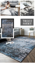 Load image into Gallery viewer, Wholesale Abstract Luxury Faux Wool Area Rug TR002 Non-Slip Area Rug Accent Distressed Throw Rugs Floor Carpet