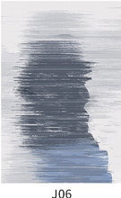 Load image into Gallery viewer, Abstract Ink Brush Area Rug J06 Distressed Medallion Floor Carpet for Living Room