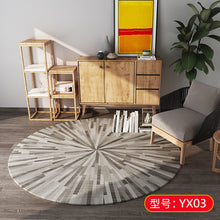 Load image into Gallery viewer, Wholesale Modern Contemporary Circular Area Rug Nordic Ground Carpet Mats Non-slip Back Suede Round Rug for Balcony Table Hanging Basket Living Room Decoration