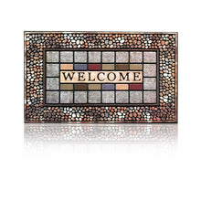 Load image into Gallery viewer, Wholesale Rubber Flocking Entrance Door Mat Large 24 X 36 Inch Entry Way Doormat Front Door Rug Outdoor Heavy Duty Welcome Mat, Non Slip Rubber Back Low Profile for Garage, Patio, High Traffic Area, Rectangle