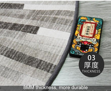 Load image into Gallery viewer, Wholesale Modern Contemporary Circular Area Rug YX03 Nordic Ground Carpet Mats Non-slip Back Suede Round Rug