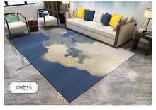 Load image into Gallery viewer, Abstract Ink Splash Area Rug Paint Brush Splatter Area Rug Style15 Faux Wool Accent Distressed Non-Slip Throw Rugs Floor Carpet