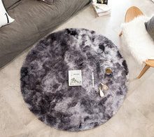 Load image into Gallery viewer, Shaggy Faux Fur Area Rug Dark Grey Fluffy Shag Rug for Living Room Furry Carpet Throw Rug Fuzzy Plush Rug