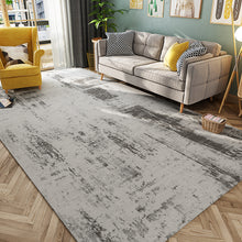 Load image into Gallery viewer, Abstract Ink Brush Area Rug Distressed Medallion Floor Carpet for Living Room