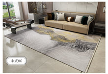 Load image into Gallery viewer, Abstract Ink Splash Area Rug Paint Brush Splatter Area Rug Style06 Faux Wool Accent Distressed Non-Slip Throw Rugs Floor Carpet
