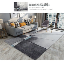 Load image into Gallery viewer, Abstract Ink Brush Area Rug J15 Distressed Medallion Floor Carpet for Living Room