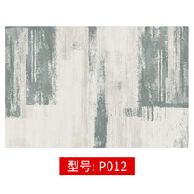 Load image into Gallery viewer, Abstract Ink Brush Area Rug P012 Distressed Medallion Floor Carpet for Living Room