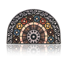 Load image into Gallery viewer, Wholesale Half Round Rubber Flocking Entrance Door Mat Semi-Circular 24 X 36 Inch Entry Way Doormat Front Door Rug Outdoor Heavy Duty Welcome Mat