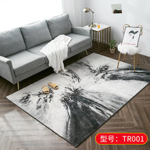 Load image into Gallery viewer, Wholesale Abstract Luxury Faux Wool Area Rug TR001 Non-Slip Area Rug Accent Distressed Throw Rugs Floor Carpet