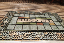 Load image into Gallery viewer, Wholesale Rubber Flocking Entrance Door Mat Large 24 X 36 Inch Entry Way Doormat Front Door Rug Outdoor Heavy Duty Welcome Mat, Non Slip Rubber Back Low Profile for Garage, Patio, High Traffic Area, Rectangle