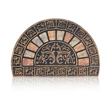Load image into Gallery viewer, Wholesale Half Round Rubber Flocking Entrance Door Mat Semi-Circular 24 X 36 Inch Entry Way Doormat Front Door Rug Outdoor Heavy Duty Welcome Mat