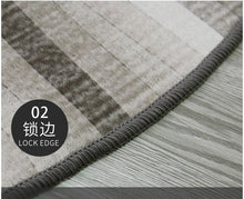 Load image into Gallery viewer, Wholesale Modern Contemporary Circular Area Rug YX01 Nordic Ground Carpet Mats Non-slip Back Suede Round Rug