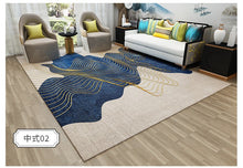 Load image into Gallery viewer, Abstract Ink Splash Area Rug Paint Brush Splatter Area Rug Style02 Faux Wool Accent Distressed Non-Slip Throw Rugs Floor Carpet