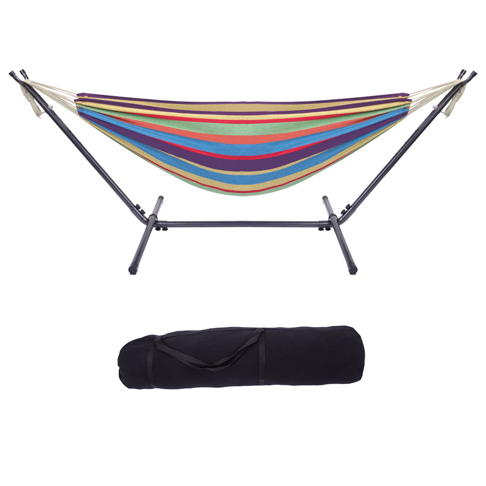 Hammock Set (Hammock Frame   Small Color Bar Hammock) Natural Rope