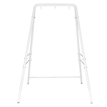 Load image into Gallery viewer, 133*137*180cm Wrought Iron Four-Legged Standing 200kg Three Rings Hanging Chair Frame White
