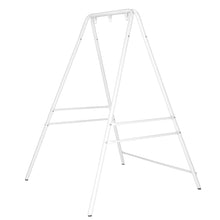 Load image into Gallery viewer, 133*137*180cm Wrought Iron Four-Legged Standing 200kg Three Rings Hanging Chair Frame White
