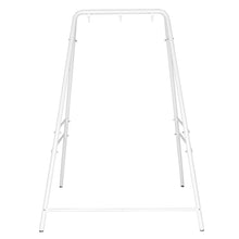 Load image into Gallery viewer, 133*137*180cm Wrought Iron Four-Legged Standing 200kg Three Rings Hanging Chair Frame White
