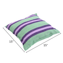 Load image into Gallery viewer, Distinctive Cotton Canvas Hanging Rope Chair with Pillows Green
