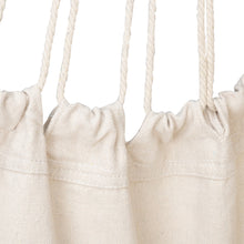 Load image into Gallery viewer, Distinctive Cotton Canvas Hanging Rope Chair with Pillows Beige
