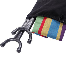 Load image into Gallery viewer, Hammock Set (Hammock Frame   Small Color Bar Hammock) Natural Rope
