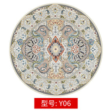 Load image into Gallery viewer, Wholesale Mandala Rug Vintage Circular Area Carpet Nordic Ground 80CM Dia Mats Non-slip Back Polyester Short Velvet Round Rug for Balcony Table Hanging Basket Living Room Decoration
