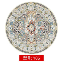 Load image into Gallery viewer, Wholesale Mandala Rug Vintage Circular Dia 120CM Area Carpet Nordic Ground Mats Non-slip Back Polyester Short Velvet Round Rug for Balcony Table Hanging Basket Living Room Decoration
