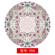 Load image into Gallery viewer, Wholesale Mandala Rug Vintage Circular Area Carpet Nordic Ground 80CM Dia Mats Non-slip Back Polyester Short Velvet Round Rug for Balcony Table Hanging Basket Living Room Decoration
