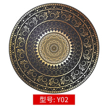 Load image into Gallery viewer, Wholesale Mandala Rug Vintage Circular Dia 120CM Area Carpet Nordic Ground Mats Non-slip Back Polyester Short Velvet Round Rug for Balcony Table Hanging Basket Living Room Decoration
