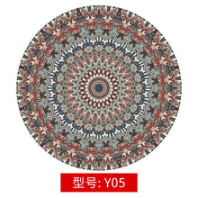 Load image into Gallery viewer, Wholesale Mandala Rug Vintage Circular Dia 140CM Area Carpet Nordic Ground Mats Non-slip Back Polyester Short Velvet Round Rug for Balcony Table Hanging Basket Living Room Decoration
