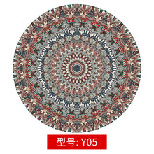 Load image into Gallery viewer, Wholesale Mandala Rug Vintage Circular Area Carpet Nordic Ground 80CM Dia Mats Non-slip Back Polyester Short Velvet Round Rug for Balcony Table Hanging Basket Living Room Decoration
