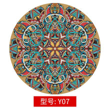 Load image into Gallery viewer, Wholesale Mandala Rug Vintage Circular Dia 140CM Area Carpet Nordic Ground Mats Non-slip Back Polyester Short Velvet Round Rug for Balcony Table Hanging Basket Living Room Decoration
