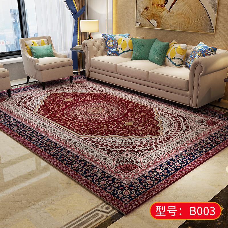 Persian Area Rugs B003 Vintage Distressed Medallion Floor Carpet for Living Room Bedroom Dinning Room