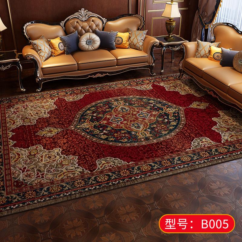 Persian Area Rugs B005 Vintage Distressed Medallion Floor Carpet for Living Room Bedroom Dinning Room