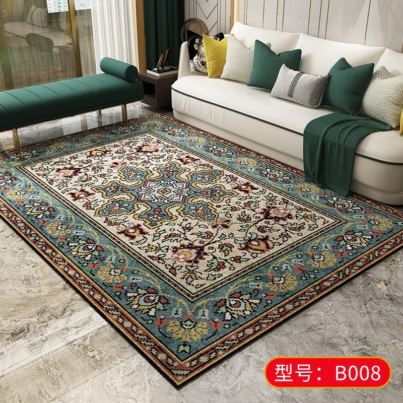 Persian Area Rugs B008 Vintage Distressed Medallion Floor Carpet for Living Room Bedroom Dinning Room