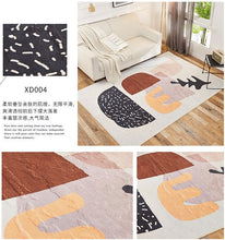 Load image into Gallery viewer, Modern Geometric Area Rug XD004 Wholesale Faux Wool 3d Printed Carpet Mat
