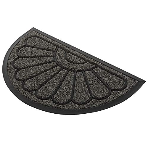 Wholesale Rubber Door Mat, Half Round Outdoor Doormat, Heavy Duty Welcome Mats Rubber Doormats for Outdoor Entrance