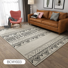 Load image into Gallery viewer, Moroccan Bohemian Area Rug BCMY003 Wholesale Faux Wool 3d Printed Carpet Mat
